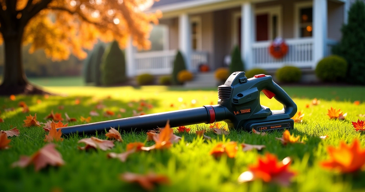 How To Clear Wet Fall Leaves With A Cordless Leaf