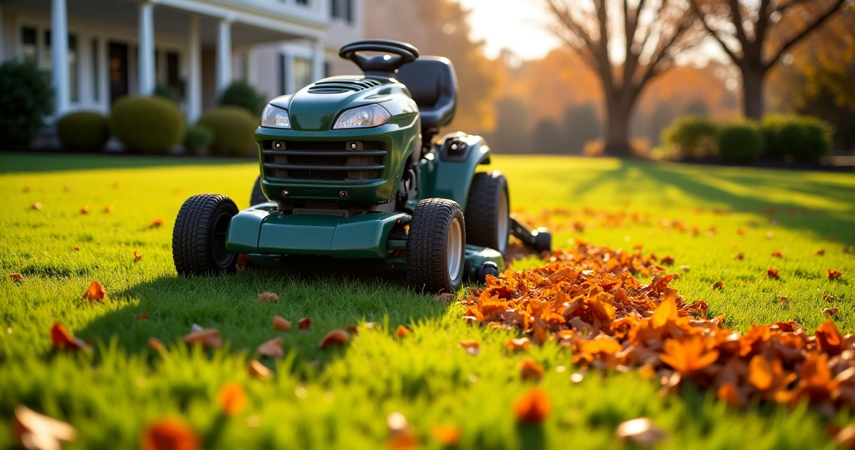How To Mulch Fall Leaves With A Lawn Mower Instead
